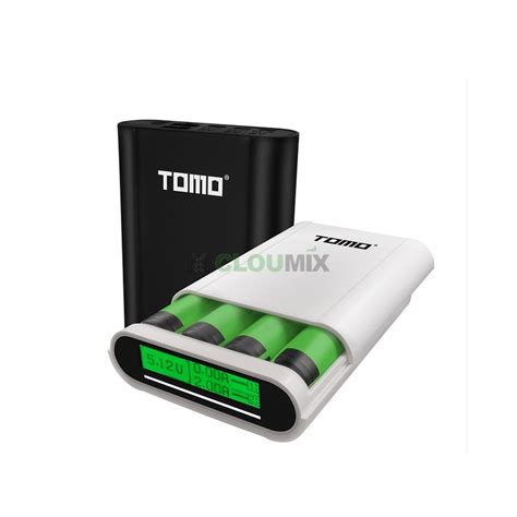 TOMO T4 2 In 1 4pcs 18650 Battery Charger Power Bank