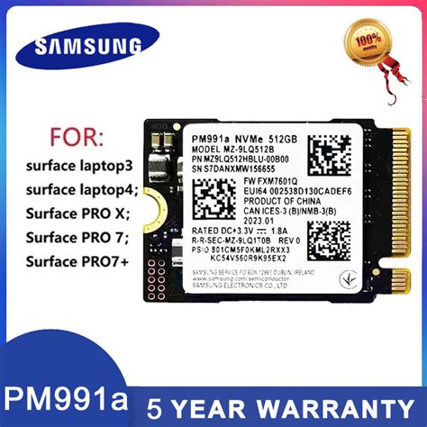 M Ssd Samsung Pm A Gb Gb Tb Pcie X