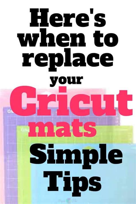 Recognize the Right Time to Swap Your Cricut Mat!