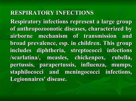 Respiratory Infections Ppt