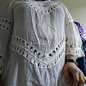 Elover Women Bikini Cover Ups Chiffon Coverups Crochet Smock Hollow Out Beach Dress At Amazon