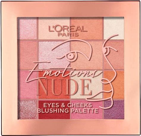 L Oréal Paris Eyes Cheeks Blushing Palette Nude Emotions Price