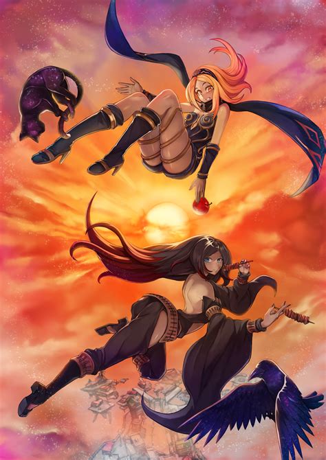 Kitten Dusty Crow And Xii Gravity Daze Drawn By Itadaku Danbooru