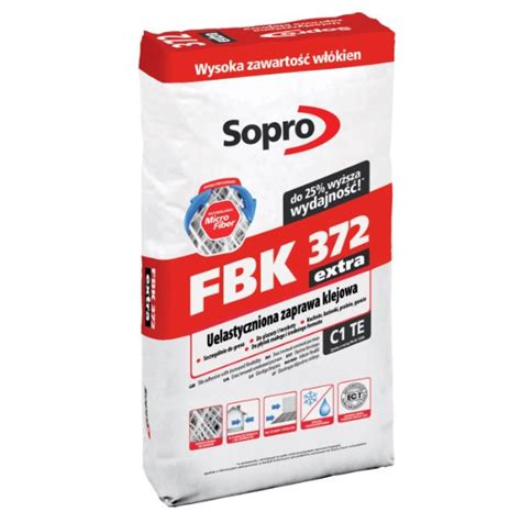 Упрочнённый клеевой раствор Sopro FBK 372 extra 20кг купить за 246 грн ...