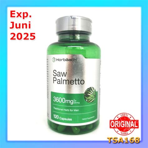 Jual Horbaach Saw Palmetto Extract 3600 Mg 120 Cap Healthy Prostat