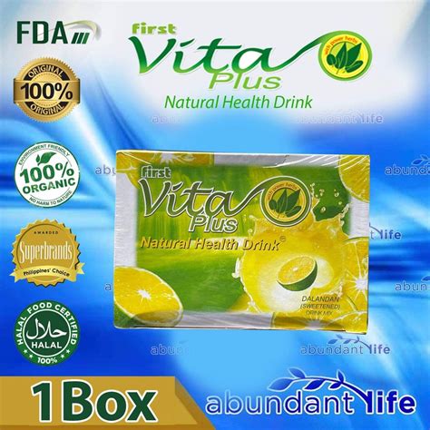 Box Vita Plus Dalandan Flavor Sachet Authentic Sold By Abundant