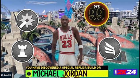 The Best Michael Jordan Build Is Gamebreaking In Nba 2k24 Crazy Contact Dunks Youtube