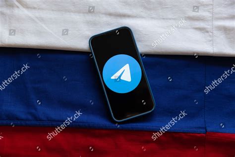 Illustration Showing Telegram Messenger App Logo Editorial Stock Photo ...