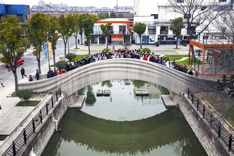 Gallery of World's Largest 3D-Printed Concrete Pedestrian Bridge Completed in China - 2