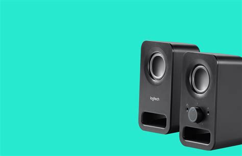 Logitech Z150 Compact Stereo Speakers Connect Via Headphone Jack