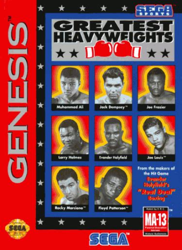 Greatest Heavyweights Of The Ring Rom Sega Game Emu Games