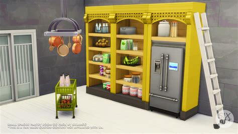 Small Spaces Pantry Cc Pack For The Sims Sixam Cc