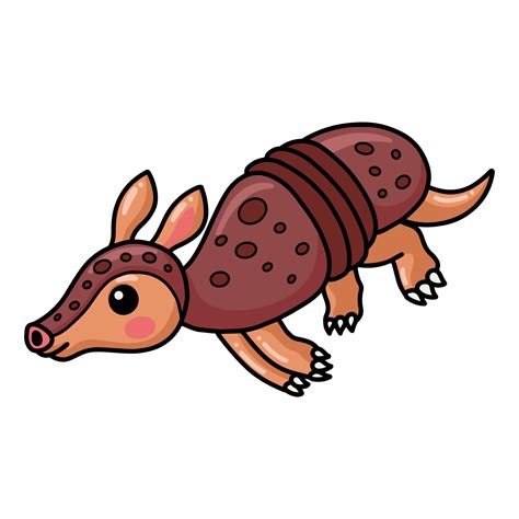 Desenho De Tatu Infantil - desenho animado de tatu bonitinho correndo 14467777 Vetor no Vecteezy