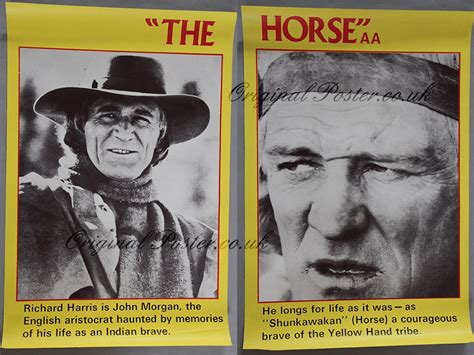 return   man called horse original film poster
