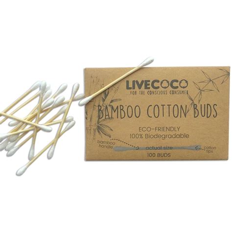 Bamboo Cotton Swabs 100 Swabs Swop Shop Without Plastic