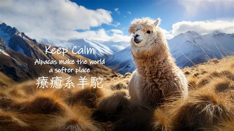 Keep Calm Alpacas Make The World A Softer