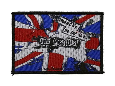 Sex Pistols Anarchy In The Uk Woven Sew On Battle Jacket Patch