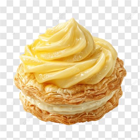 A Delicious French Cream Filled Pastry, French Pastry, Cream Filled
