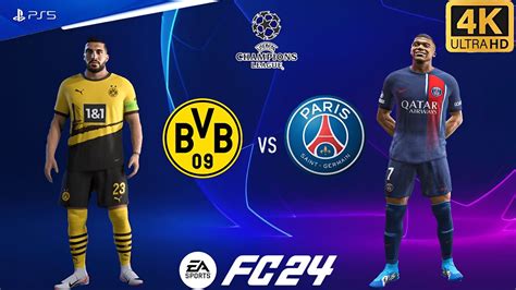 Fifa 24 Borussia Dortmund Vs Psg Uefa Champions League 23 24 Ps5