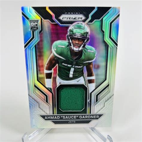 Panini Prizm Rg Ag Ahmad Sauce Gardner Rookie Rc Gear Silver