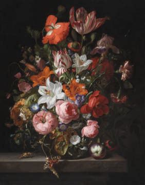 Rachel Ruysch Stillleben Mit Rosen Lilien Tulpen Andere Kunstdruck