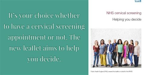 Launch Of New HPV Primary Screening Letters And Leaflets PHE Screening