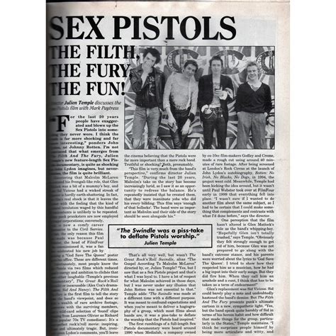 Record Collector N 249 May 2000 Uk 2000 Sex Pistols Front Cover