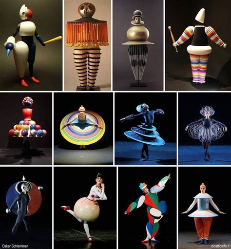 When Body Draws The Abstract Space Slat Dance By Oskar Schlemmer