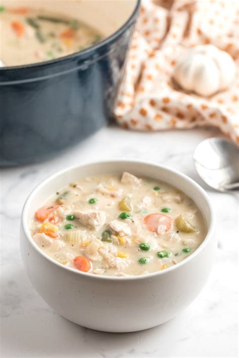 Creamy Chicken and Rice Soup - Recipe Girl