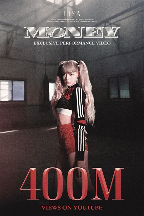 BLACKPINK Lisa S MONEY Exclusive Performance Video Hits 400 Million