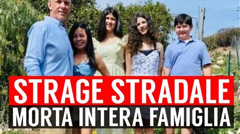 STRAGE STRADALE MORTA INTERA FAMIGLIA IN UN GRAVE INCIDENTE IN