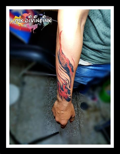 Flame Tattoo Fire Flames Customise Tattoo Forearm Tattoo Tattoo For