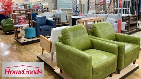 HOMEGOODS SHOP WITH ME FURNITURE ARMCHAIRS TABLES CONSOLES SOFAS DECOR