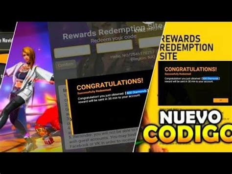 Nuevos C Digos Global De Free Fire De Hoy Como Canjear Nuevos