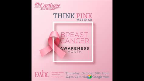 Think Pink Breast Cancer Awareness Webinar 2021 Youtube