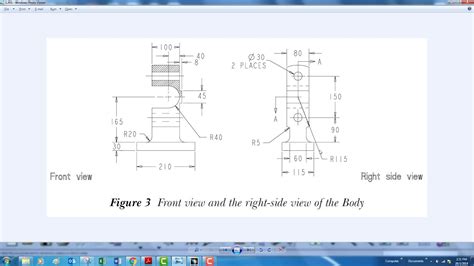 Catia Drafting Crosshead Assembly Body Youtube