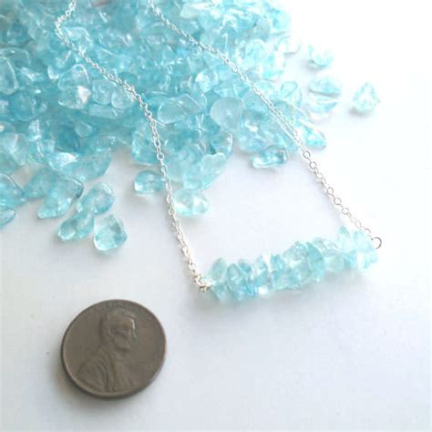 Blue Crystal and Sterling Silver Necklace | Schooner Chandlery