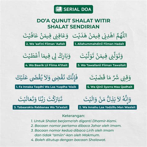 Daftar Doa Qunut Latin Subuh Sendiri Tercantik Gamis