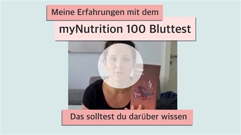 Meine Erfahrung Mit Dem Lykon MyNutrition 100 Bluttest YouTube