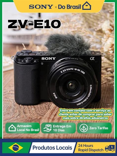 Fa A Brasil Sony Alpha Zv E10 Aps C C Mera Compacta Digital Sem Espelho