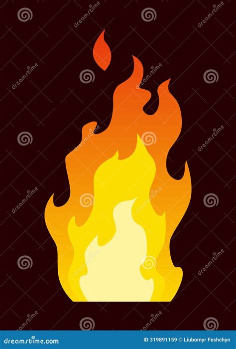 Fire Animation Sprite Red And Orange Fire Flame Hot Flaming Element