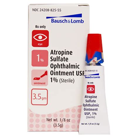 Atropine Sulfate Ophthalmic Ointment 1% 3.5gm