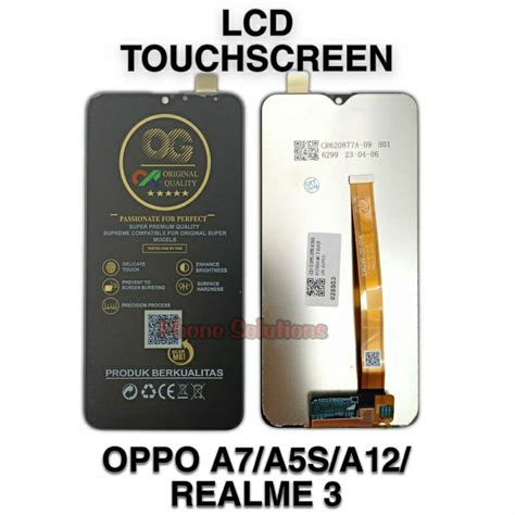 Jual Lcd Touchscreen Oppo A7a5sa12a11krealme 3 Black Original