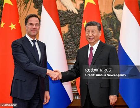 114 Chinese President Xi Jinping Visits The Netherlands Stock Photos