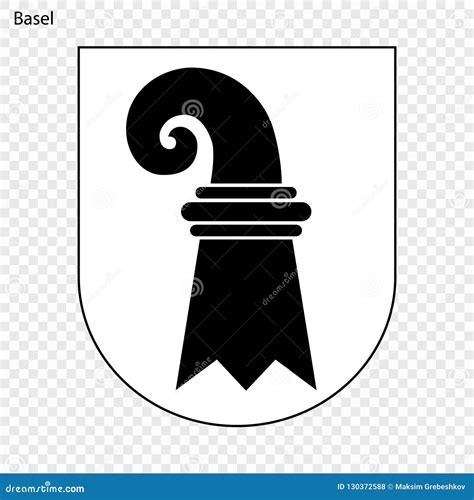 Emblem Of Basel Stock Illustration Illustration Of Switzerland 130372588