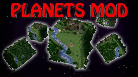 Minecraft Planetoid Mod Showcase Planets Mod Floating Islands Cube World Youtube