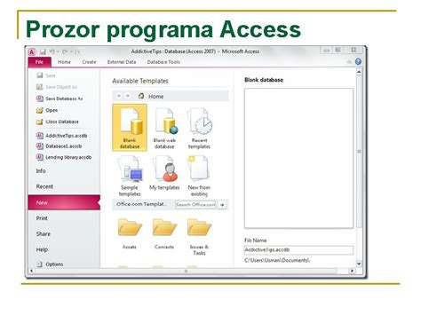 Microsoft Access Kreiranje Baze Podataka N N Ms