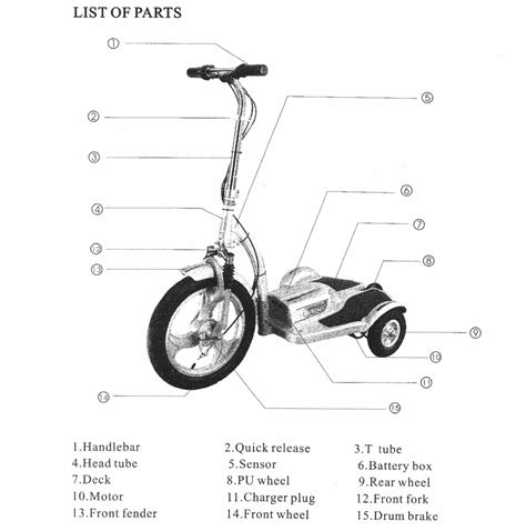 Razor E100 Parts Schematic | Wiring Diagram Image