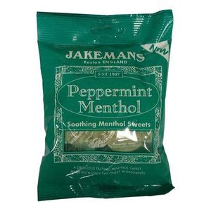 Jakemans Peppermint Menthol Soothing Menthol Sweets 100g