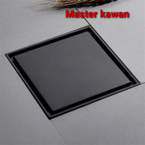 Jual WPl Smart Floor Drain Stainless Hitam BLACK Saringan Kamar Mandi